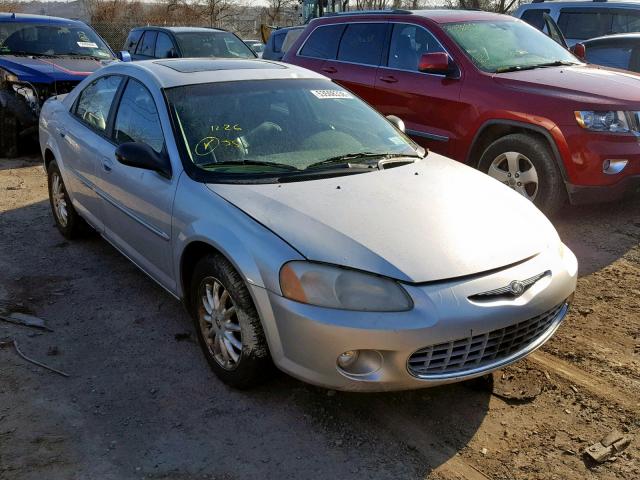 1C3EL56R52N351707 - 2002 CHRYSLER SEBRING LX SILVER photo 1