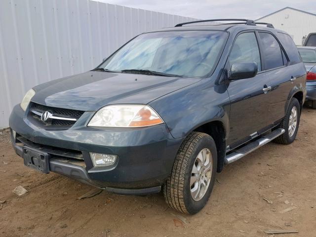 2HNYD18803H548937 - 2003 ACURA MDX TOURIN GREEN photo 2