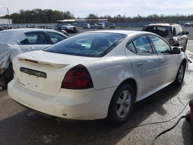 2G2WP552461109642 - 2006 PONTIAC GRAND PRIX WHITE photo 4