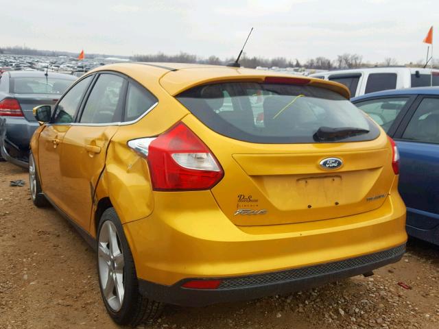 1FAHP3N2XCL145050 - 2012 FORD FOCUS TITA ORANGE photo 3