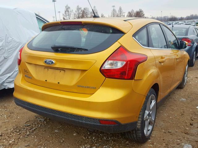 1FAHP3N2XCL145050 - 2012 FORD FOCUS TITA ORANGE photo 4