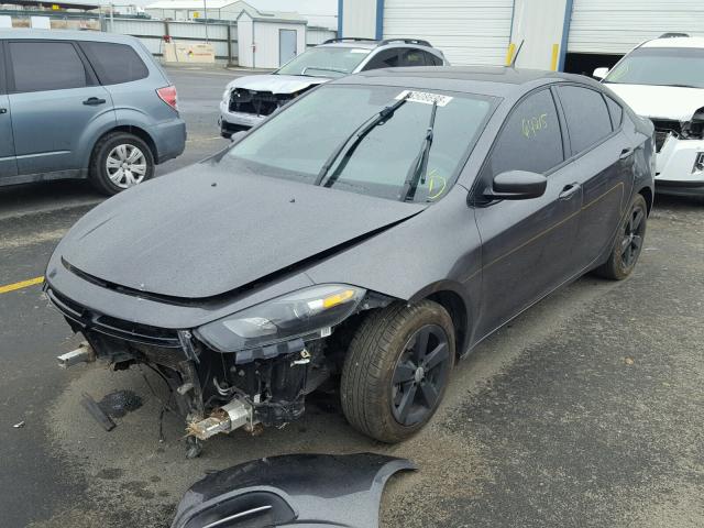 1C3CDFBB2FD369709 - 2015 DODGE DART SXT GRAY photo 2