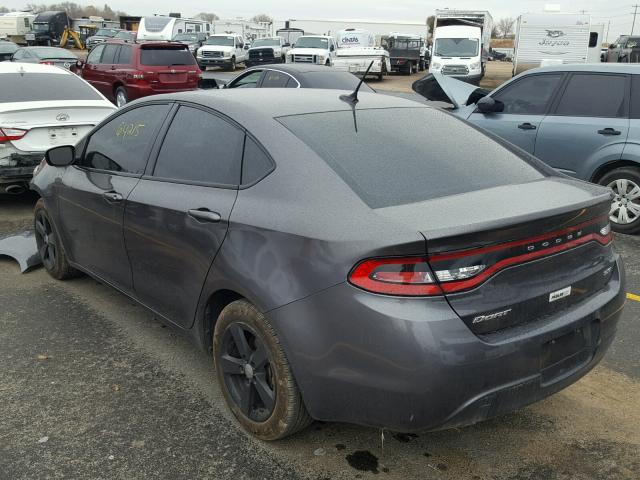 1C3CDFBB2FD369709 - 2015 DODGE DART SXT GRAY photo 3