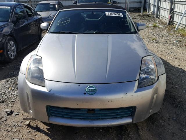 JN1AZ36A14T000687 - 2004 NISSAN 350Z ROADS SILVER photo 9