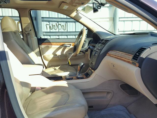 5GZER33748J187740 - 2008 SATURN OUTLOOK XR ბურგუნდია ფოტო 5