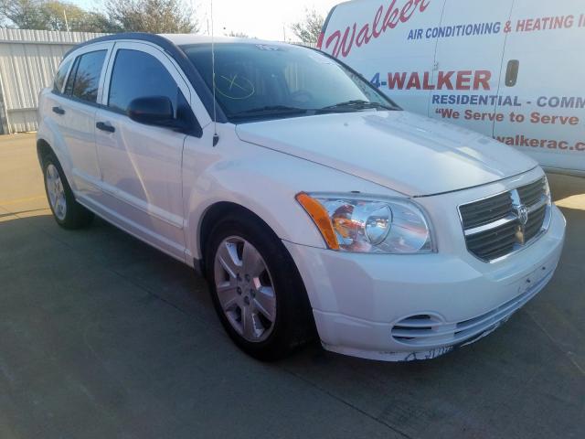 1B3HB48B17D403581 - 2007 DODGE CALIBER SX WHITE photo 1