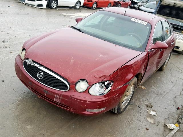 2G4WC532551343339 - 2005 BUICK LACROSSE C MAROON photo 2