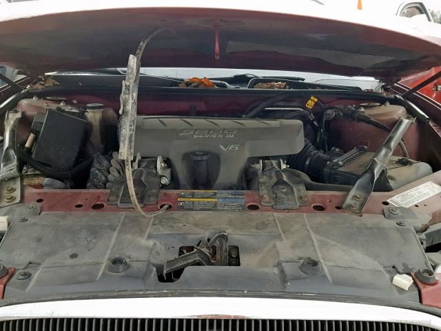 2G4WC532551343339 - 2005 BUICK LACROSSE C MAROON photo 7