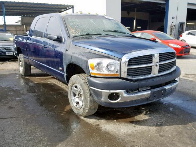 3D7KS29A48G160566 - 2008 DODGE RAM 2500 BLUE photo 1