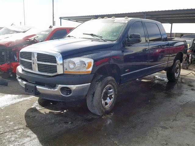 3D7KS29A48G160566 - 2008 DODGE RAM 2500 BLUE photo 2