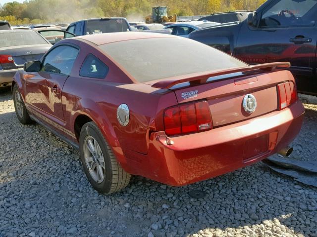 1ZVHT80N865108539 - 2006 FORD MUSTANG RED photo 3