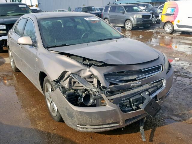 1G1ZH57B68F183393 - 2008 CHEVROLET MALIBU 1LT GOLD photo 1