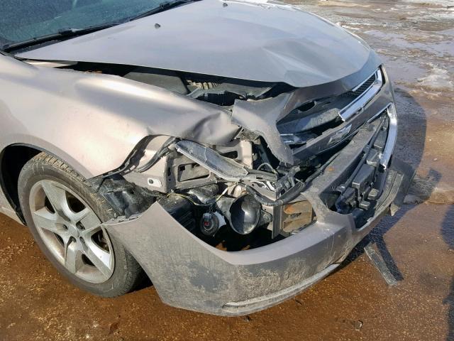 1G1ZH57B68F183393 - 2008 CHEVROLET MALIBU 1LT GOLD photo 9