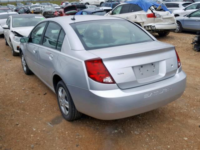 1G8AJ55F37Z207218 - 2007 SATURN ION LEVEL SILVER photo 3