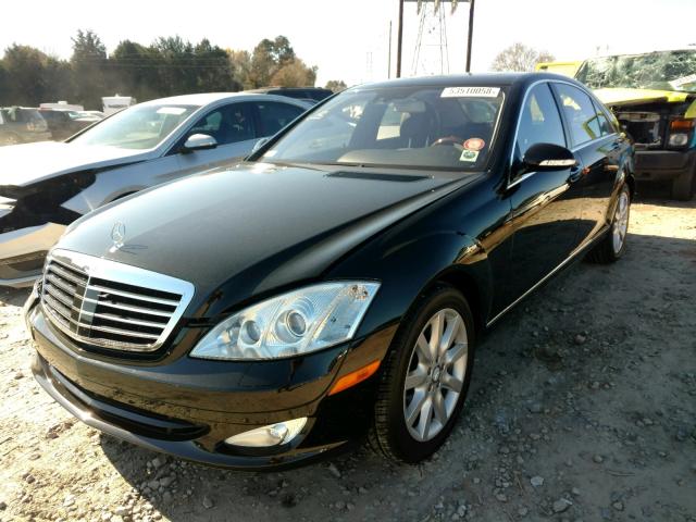 WDDNG71X28A192314 - 2008 MERCEDES-BENZ S 550 BLACK photo 2