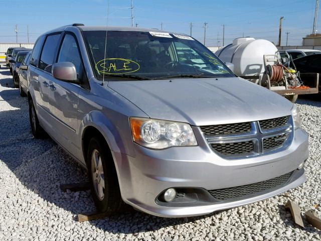 2D4RN5DG8BR660554 - 2011 DODGE CARAVAN SILVER photo 1