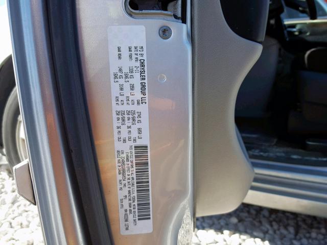 2D4RN5DG8BR660554 - 2011 DODGE CARAVAN SILVER photo 10