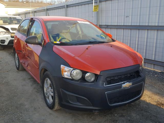 1G1JA5SH6C4122997 - 2012 CHEVROLET SONIC LS 橙色 照片 1