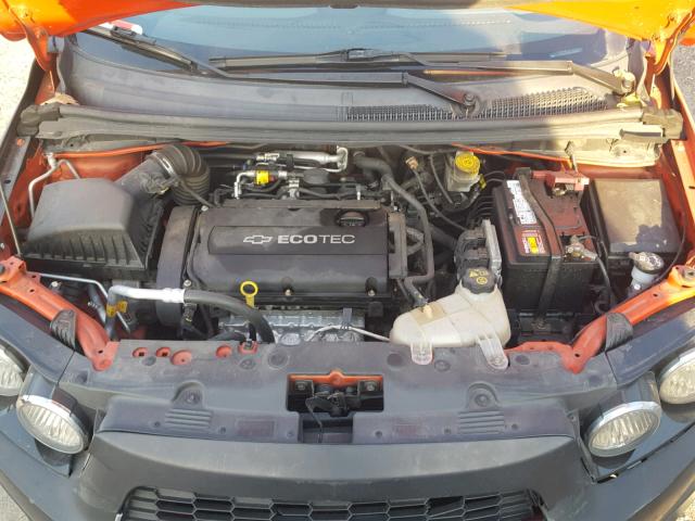 1G1JA5SH6C4122997 - 2012 CHEVROLET SONIC LS 橙色 照片 7