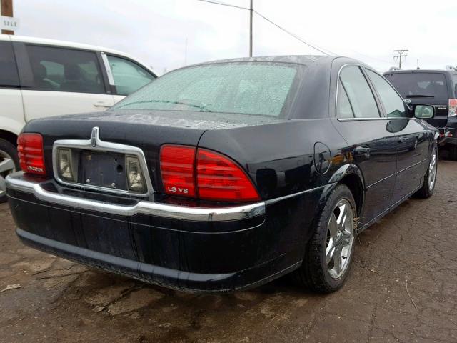 1LNHM87A52Y697248 - 2002 LINCOLN LS BLACK photo 4