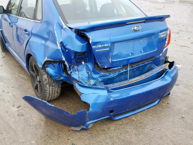 JF1GV7F6XDG004323 - 2013 SUBARU IMPREZA WR BLUE photo 9