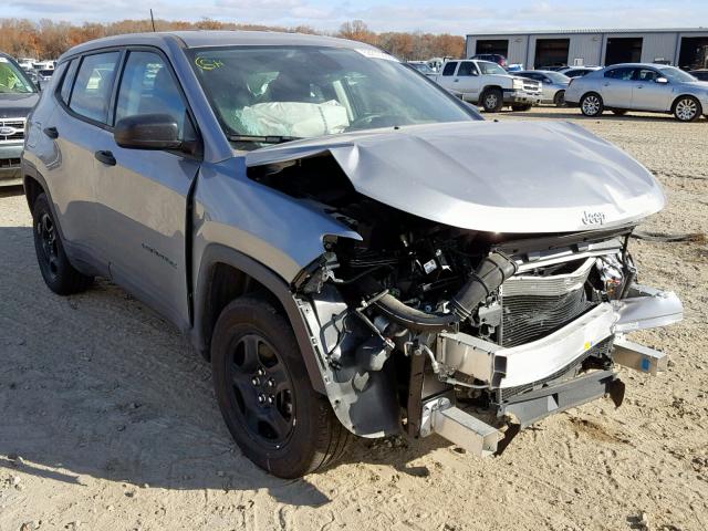 3C4NJCAB7JT123156 - 2018 JEEP COMPASS SP GRAY photo 1