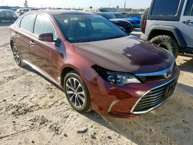 4T1BK1EB2HU255512 - 2017 TOYOTA AVALON XLE MAROON photo 1
