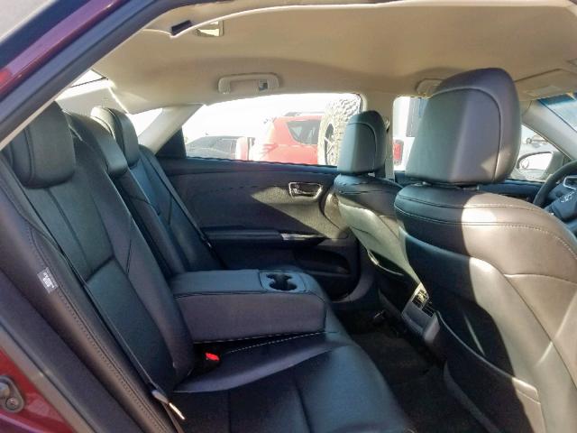 4T1BK1EB2HU255512 - 2017 TOYOTA AVALON XLE MAROON photo 6