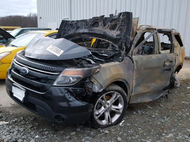 1FMHK8F88BGA23959 - 2011 FORD EXPLORER L BLACK photo 2