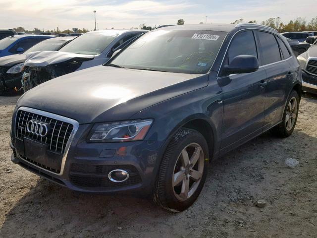 WA1WKAFP7BA085702 - 2011 AUDI Q5 PRESTIG BLUE photo 2