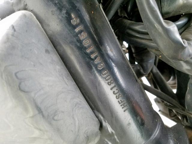 1HFSC1800GA110518 - 1986 HONDA VT1100 C GRAY photo 10