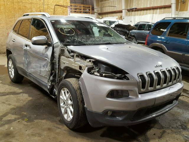 1C4PJMCB0EW200770 - 2014 JEEP CHEROKEE L SILVER photo 1