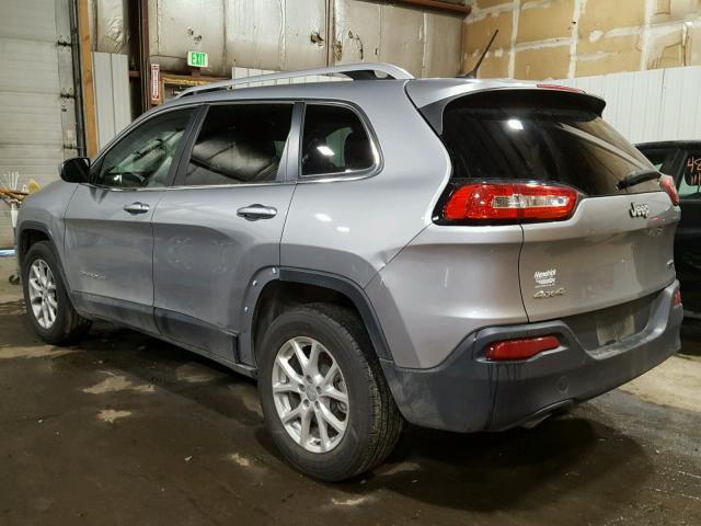 1C4PJMCB0EW200770 - 2014 JEEP CHEROKEE L SILVER photo 3