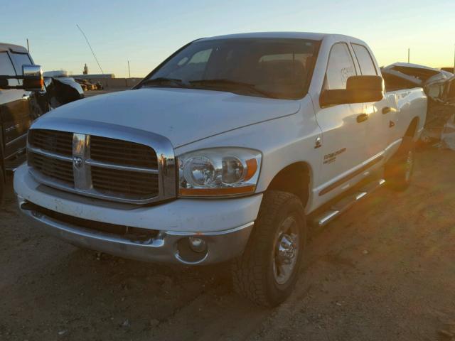 1D7KS28C66J165606 - 2006 DODGE RAM 2500 S WHITE photo 2