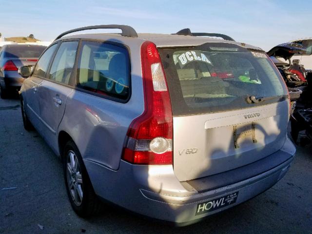 YV1MW390372270370 - 2007 VOLVO V50 2.4I SILVER photo 3