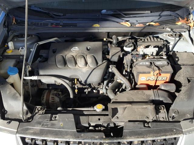 3N1AB61EX9L610308 - 2009 NISSAN SENTRA 2.0 SILVER photo 7