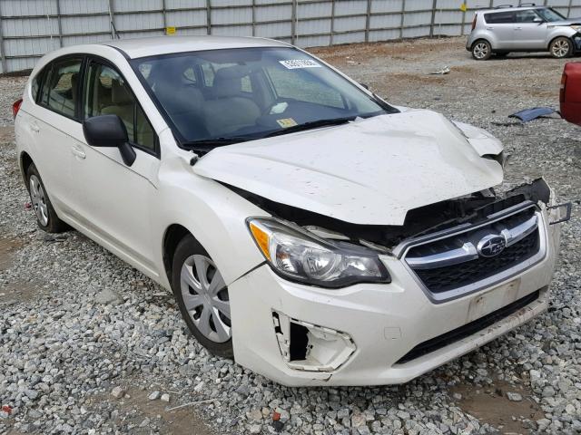 JF1GPAA66E8320098 - 2014 SUBARU IMPREZA BA WHITE photo 1