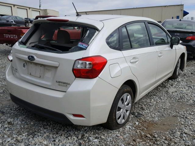 JF1GPAA66E8320098 - 2014 SUBARU IMPREZA BA WHITE photo 4