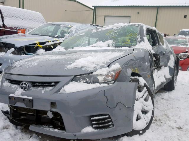 JTKJF5C72D3048301 - 2013 TOYOTA SCION TC ნაცრისფერი ფოტო 2