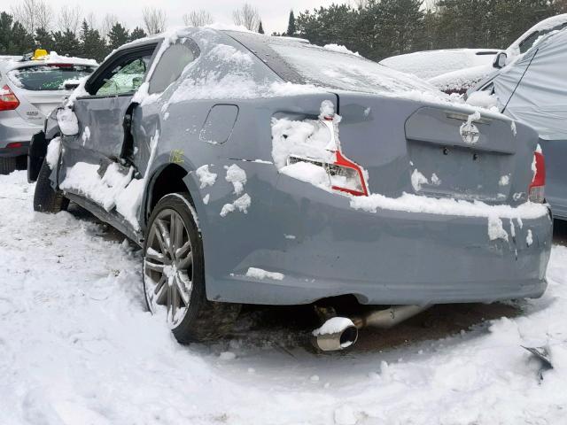 JTKJF5C72D3048301 - 2013 TOYOTA SCION TC ნაცრისფერი ფოტო 3