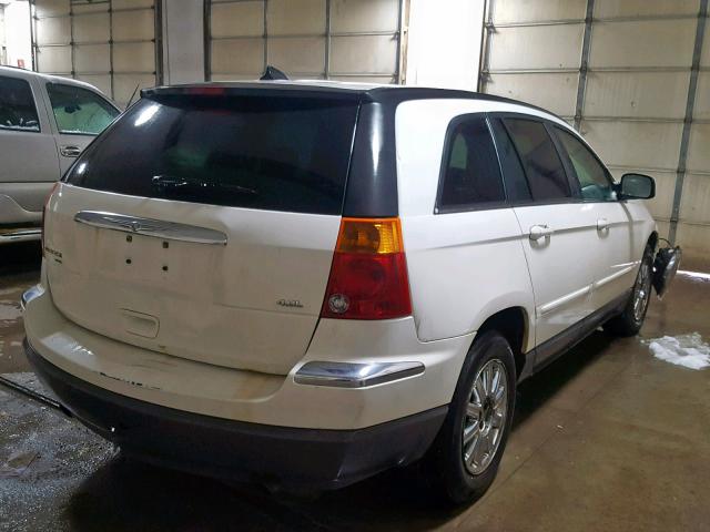 2A8GM68X17R102939 - 2007 CHRYSLER PACIFICA T WHITE photo 4