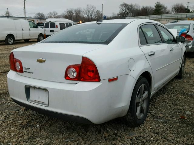 1G1ZC5E07CF109411 - 2012 CHEVROLET MALIBU 1LT WHITE photo 4