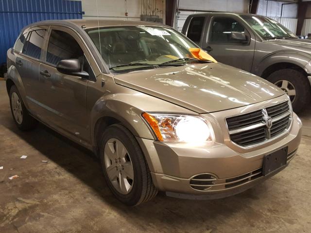 1B3HB48C07D305750 - 2007 DODGE CALIBER SX GOLD photo 1