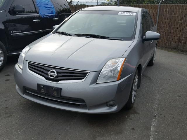 3N1AB6AP2BL725704 - 2011 NISSAN SENTRA 2.0 GRAY photo 2