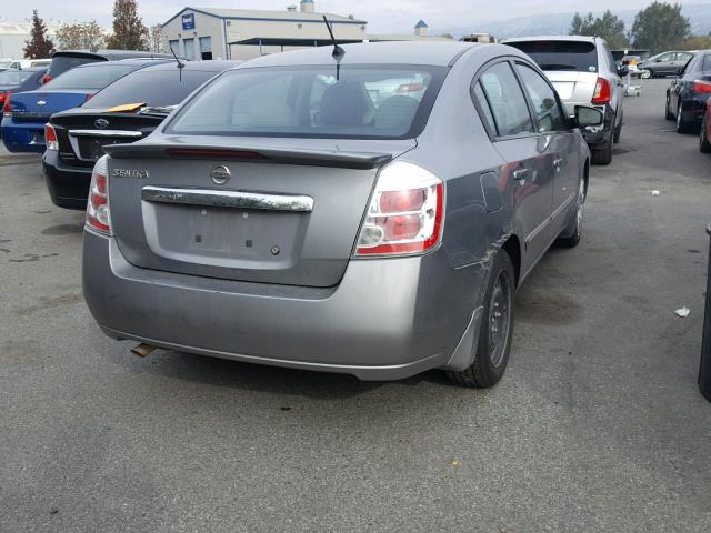 3N1AB6AP2BL725704 - 2011 NISSAN SENTRA 2.0 GRAY photo 4