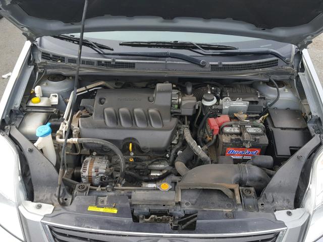 3N1AB6AP2BL725704 - 2011 NISSAN SENTRA 2.0 GRAY photo 7