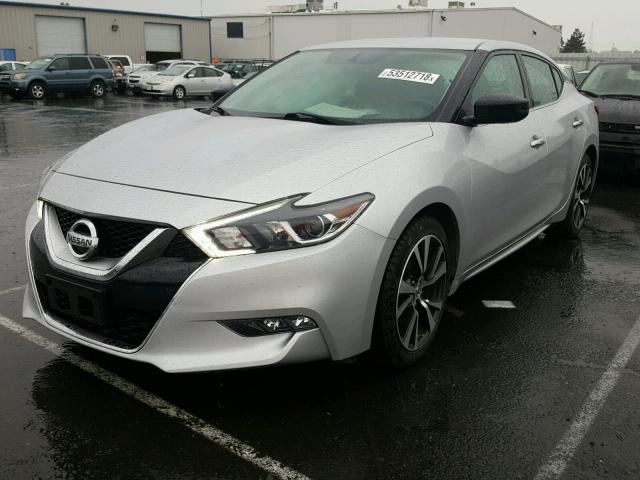 1N4AA6AP0GC398289 - 2016 NISSAN MAXIMA 3.5 SILVER photo 2