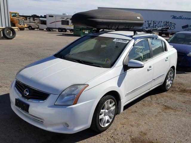 3N1AB6AP4BL683150 - 2011 NISSAN SENTRA 2.0 WHITE photo 2