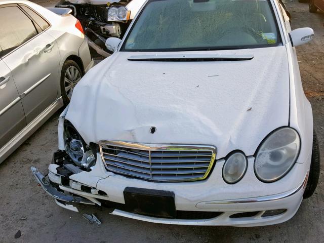 WDBUF26J46A889611 - 2006 MERCEDES-BENZ E 320 CDI WHITE photo 7