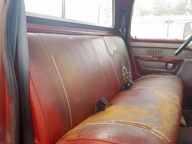 W14JB9S161501 - 1979 DODGE PICKUP RED photo 6